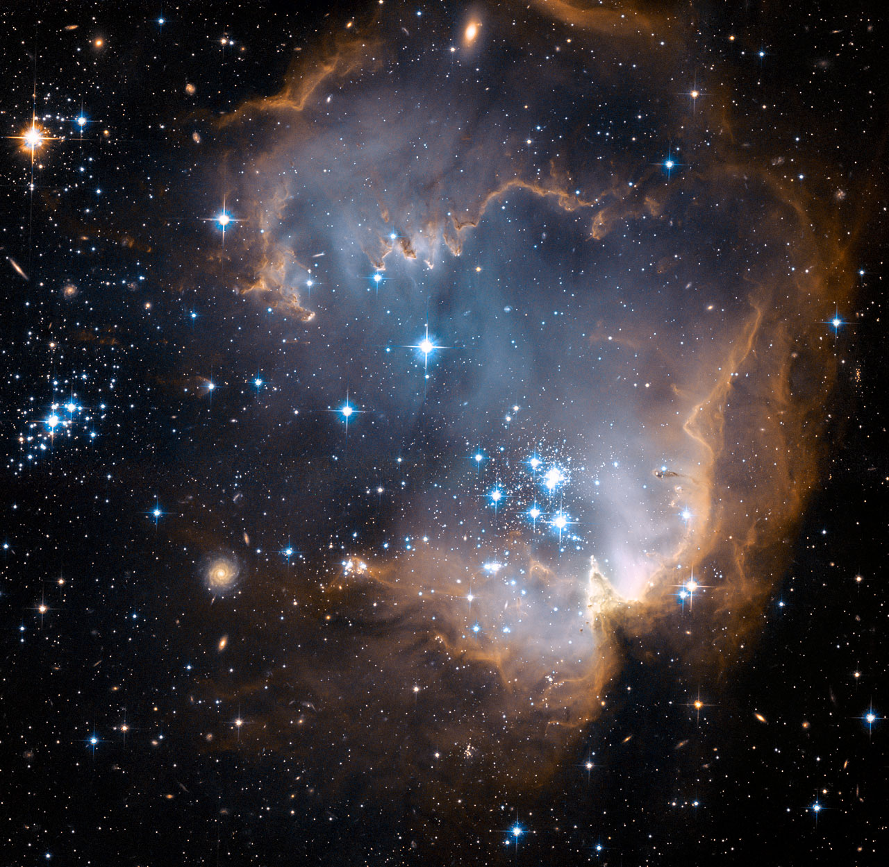 N90 nebula, &ldquo;New stars shed light on the past&rdquo; by ESA/Hubble